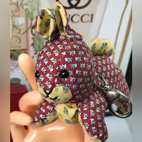 Salvatore Ferragamo Silk Plush Charm ππ°π - Picture 3 of 17